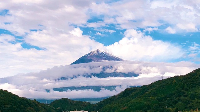 即位礼正殿の儀 富士山